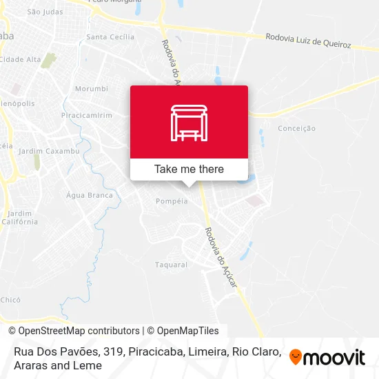 Rua Dos Pavões, 319 map