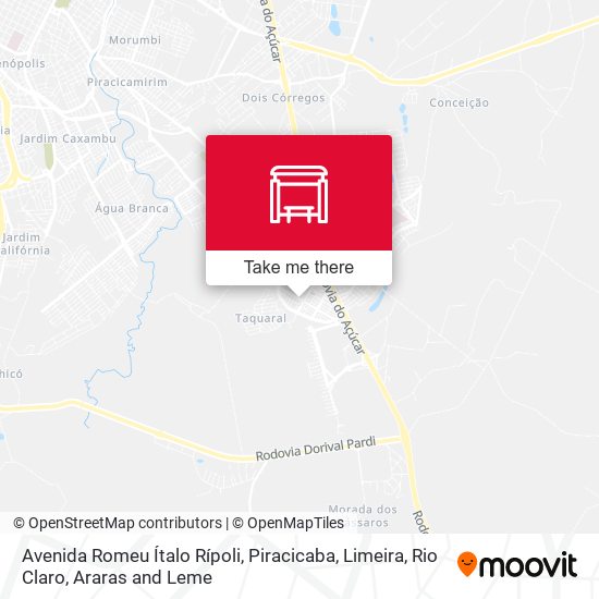 Avenida Romeu Ítalo Rípoli map