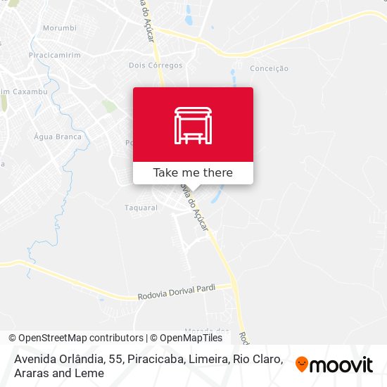 Avenida Orlândia, 55 map