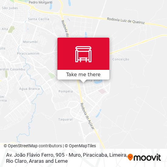 Av. João Flávio Ferro, 905 - Muro map