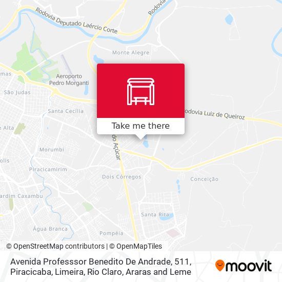 Avenida Professsor Benedito De Andrade, 511 map