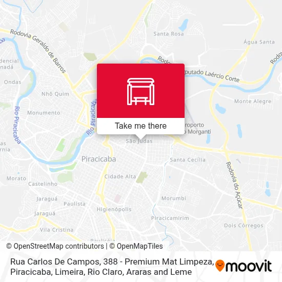 Rua Carlos De Campos, 388 - Premium Mat Limpeza map