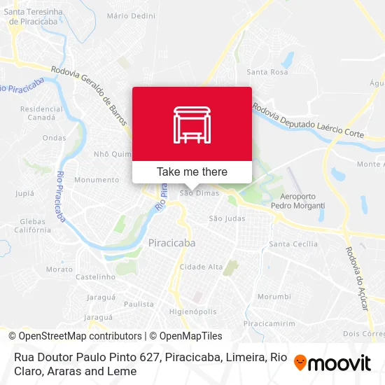 Rua Doutor Paulo Pinto 627 map