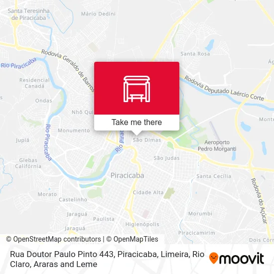 Rua Doutor Paulo Pinto 443 map