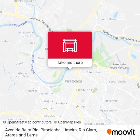 Avenida Beira Rio map