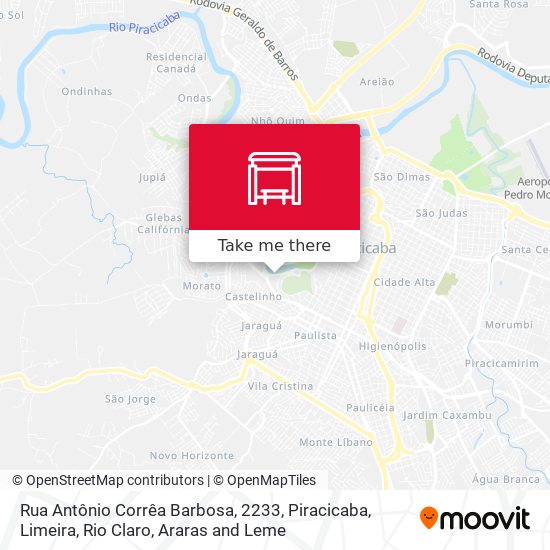 Mapa Rua Antônio Corrêa Barbosa, 2233