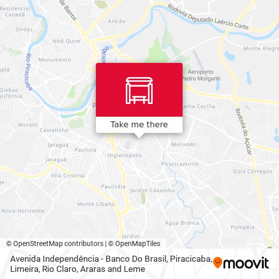 Mapa Avenida Independência - Banco Do Brasil