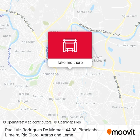 Rua Luiz Rodrigues De Moraes, 44-98 map