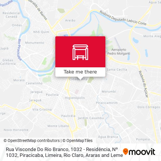 Rua Visconde Do Rio Branco, 1032 - Residência, Nº 1032 map