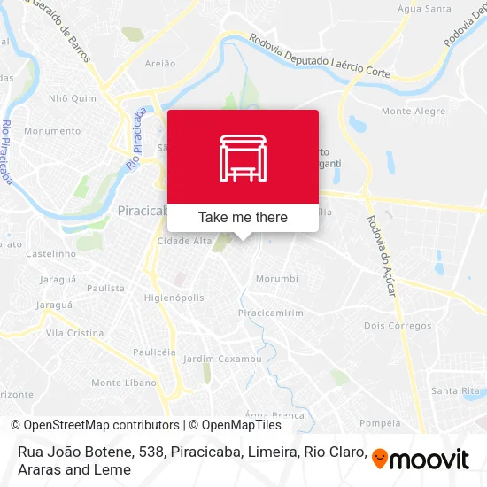 Rua João Botene, 538 map