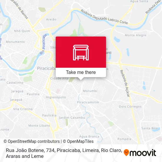 Rua João Botene, 734 map