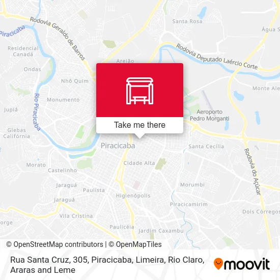 Rua Santa Cruz, 305 map