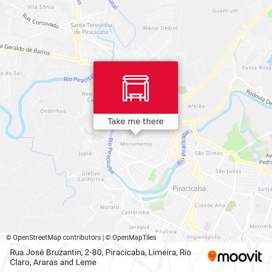 Rua José Bruzantin, 2-80 map