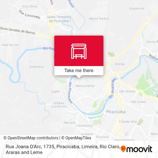 Rua Joana D'Arc, 1735 map