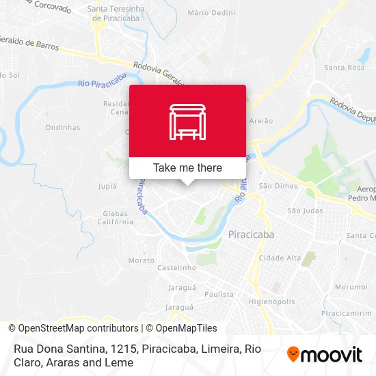 Rua Dona Santina, 1215 map