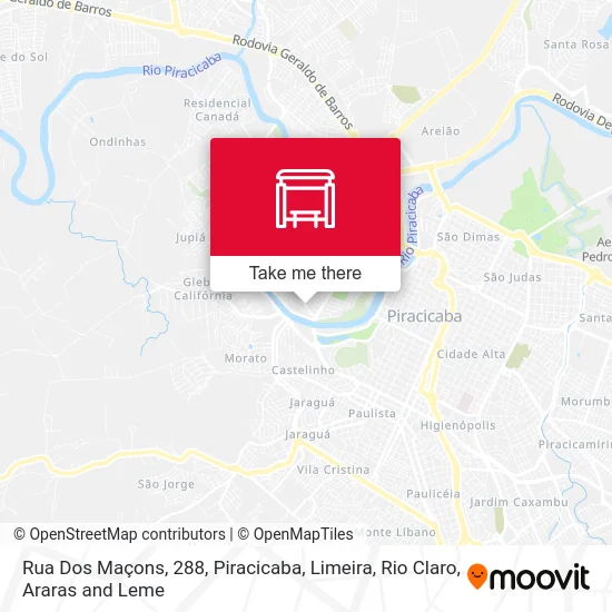 Rua Dos Maçons, 288 map