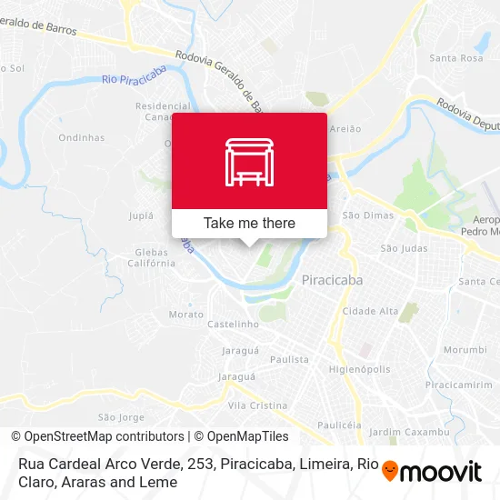 Rua Cardeal Arco Verde, 253 map