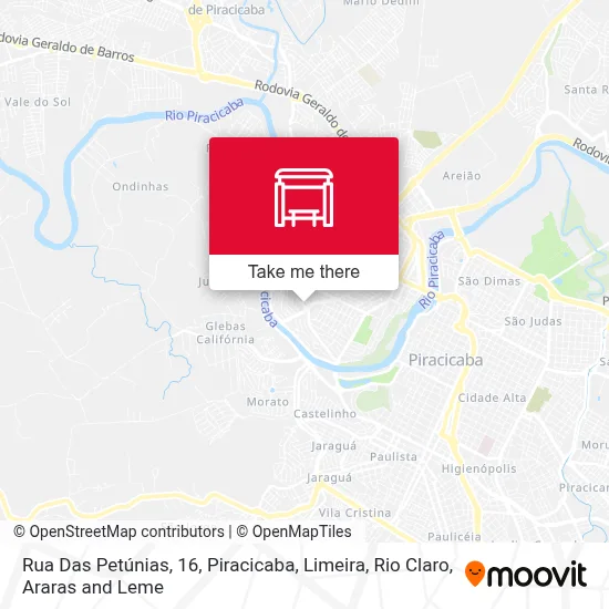 Rua Das Petúnias, 16 map