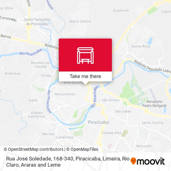 Rua José Soledade, 168-340 map