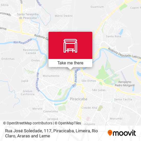 Mapa Rua José Soledade, 117