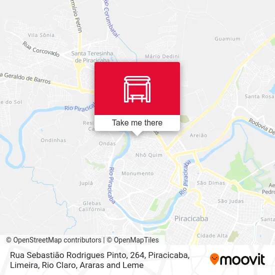 Rua Sebastião Rodrigues Pinto, 264 map