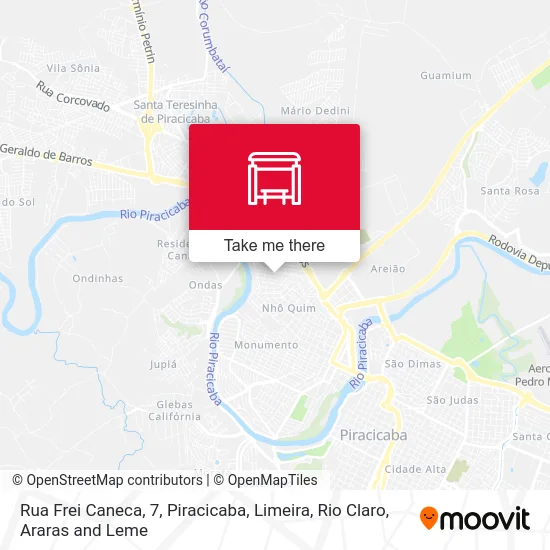 Rua Frei Caneca, 7 map