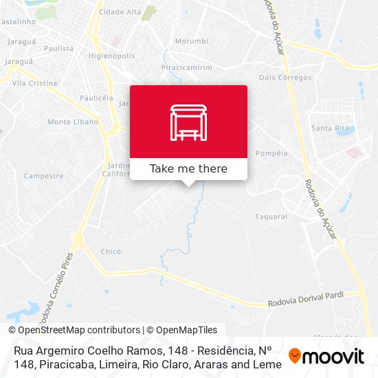 Rua Argemiro Coelho Ramos, 148 - Residência, Nº 148 map