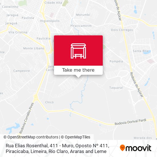 Rua Elias Rosenthal, 411 - Muro, Oposto Nº 411 map
