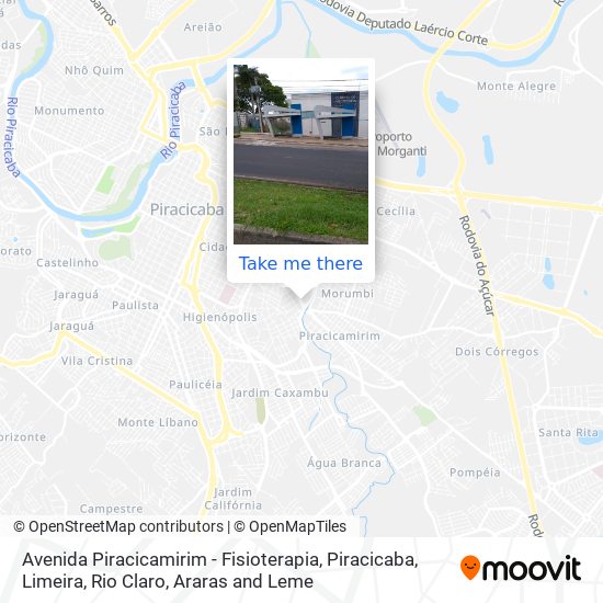 Avenida Piracicamirim - Fisioterapia map