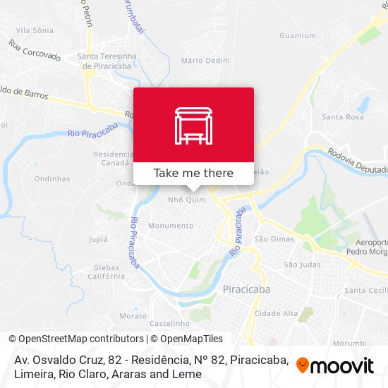 Mapa Av. Osvaldo Cruz, 82 - Residência, Nº 82