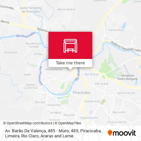 Av. Barão De Valença, 485 - Muro, 485 map