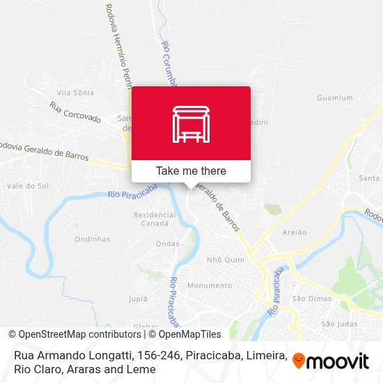 Rua Armando Longatti, 156-246 map