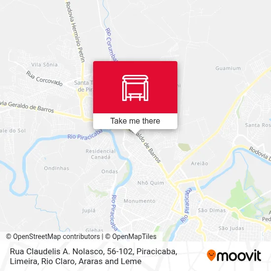 Rua Claudelis A. Nolasco, 56-102 map