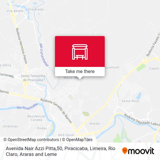 Avenida Nair Azzi Pitta,50 map