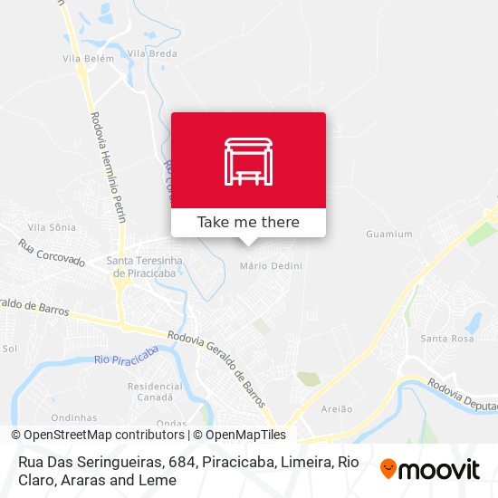 Rua Das Seringueiras, 684 map