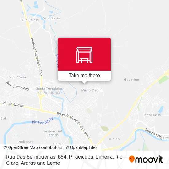 Rua Das Seringueiras, 684 map