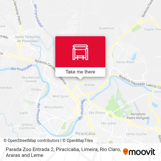 Parada Zoo Entrada 2 map