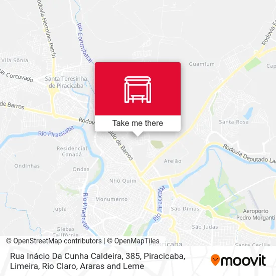 Rua Inácio Da Cunha Caldeira, 385 map