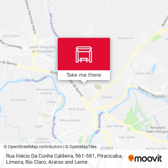 Mapa Rua Inácio Da Cunha Caldeira, 561-581