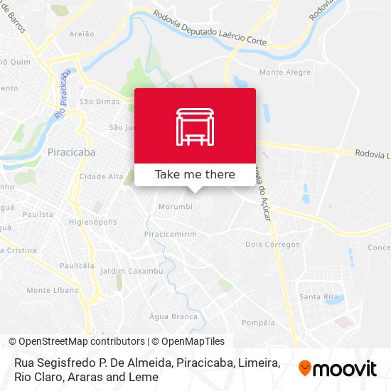 Rua Segisfredo P. De Almeida map