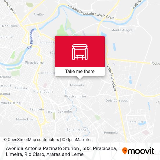 Avenida Antonia Pazinato Sturion , 683 map