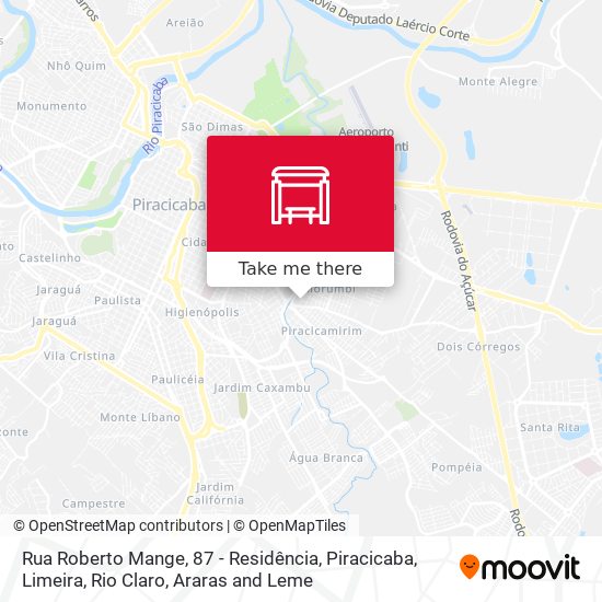 Mapa Rua Roberto Mange, 87 - Residência