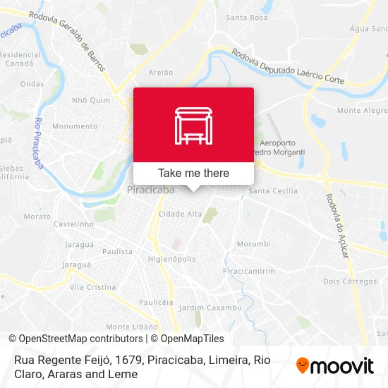 Rua Regente Feijó, 1679 map