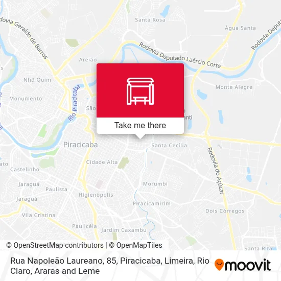 Rua Napoleão Laureano, 85 map