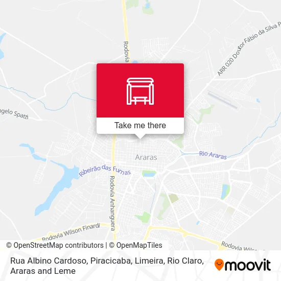Rua Albino Cardoso map