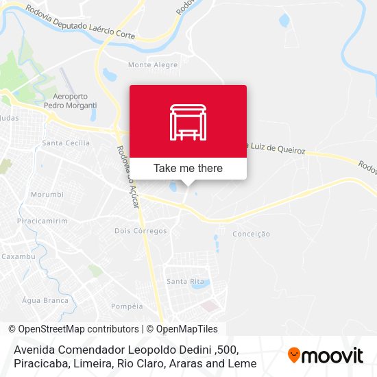 Avenida Comendador Leopoldo Dedini ,500 map
