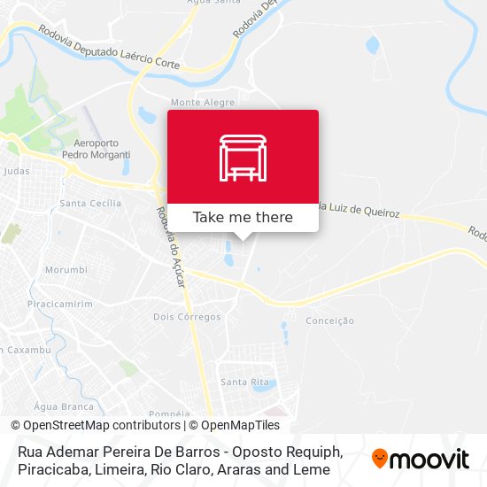 Rua Ademar Pereira De Barros - Oposto Requiph map