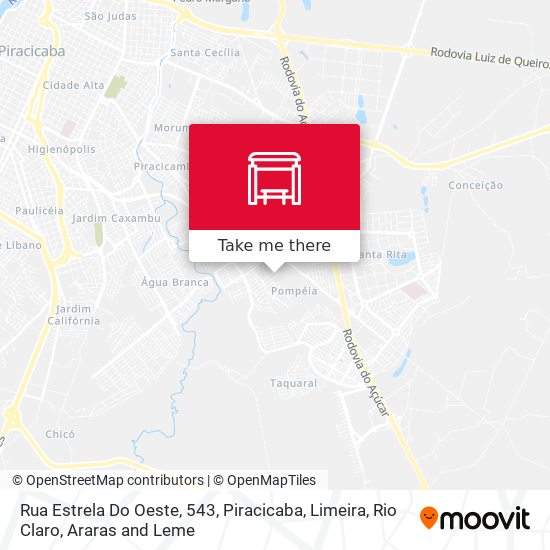 Mapa Rua Estrela Do Oeste, 543