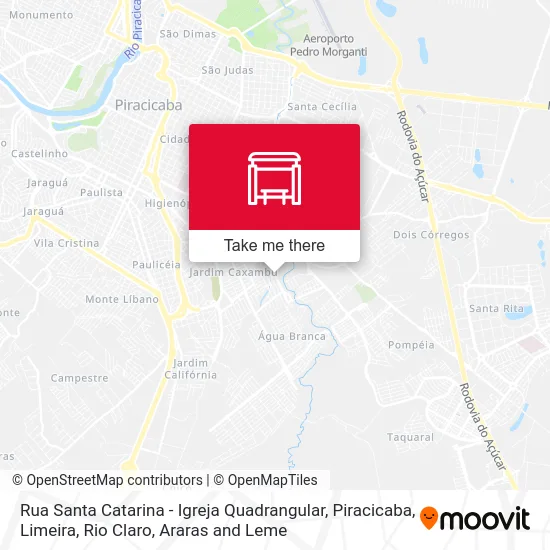 Rua Santa Catarina - Igreja Quadrangular map