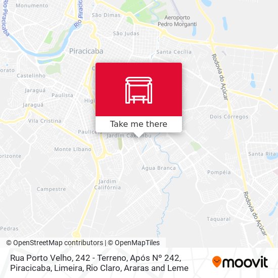 Rua Porto Velho, 242 - Terreno, Após Nº 242 map